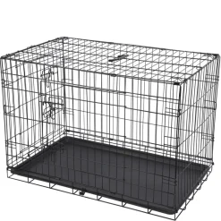 PetZone Hunde- Og Katteartikler*Hundebur foldbar 93 x 58 x 64 cm
