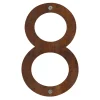 Husnumre & -Bogstaver*Husnummer 8 stål rustlook 25 cm