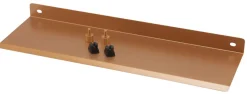 FibroTech Hylder|Akustikpaneler & Tilbehør*Hylde til akustikpanel 35,5 x 11 cm Messingfinish