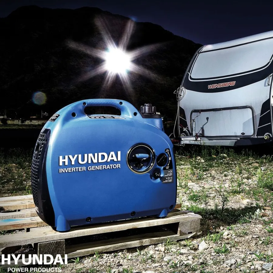 Hyundai Generatorer|Campingudstyr*inverter benzin generator 2000 W