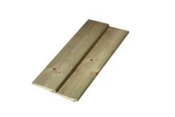 Klinkbeklædning|Imprægneret Træ*Imprægneret klinkbeklædning gran 25 x 125 x 3000 mm