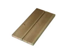 Imprægneret Træ|Terrassebrædder*Imprægneret terrassebræt fyr 25 x 100 mm x 4,2 meter