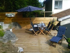 Imprægneret Træ|Terrassebrædder*Imp. terrassebrædder fyr 32 x 125 mm x 3 meter