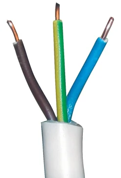Kabler & Ledninger*Installationskabel 3 x 1,5 mm² 50 meter halogenfrit Grå