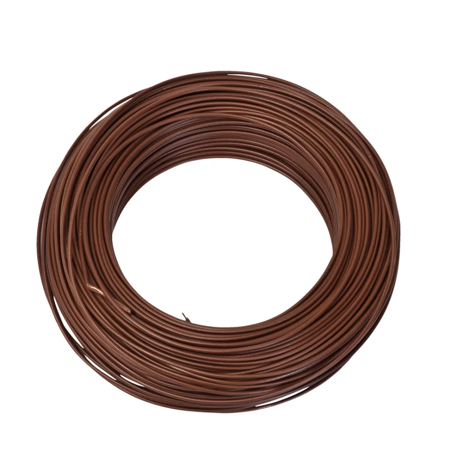 Kabler & Ledninger*Installationsledning 1 x 1,5 mm² 100 meter Brun