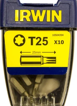 Irwin Bor & Bits*bits torx T25 - 10 stk.