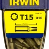 Irwin Bor & Bits*bits torx T15 - 10 stk.