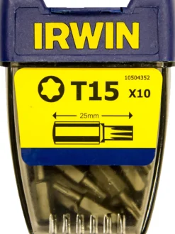 Irwin Bor & Bits*bits torx T15 - 10 stk.
