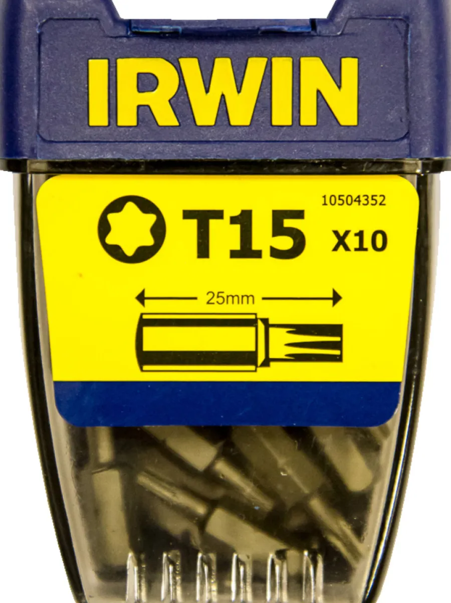 Irwin Bor & Bits*bits torx T15 - 10 stk.