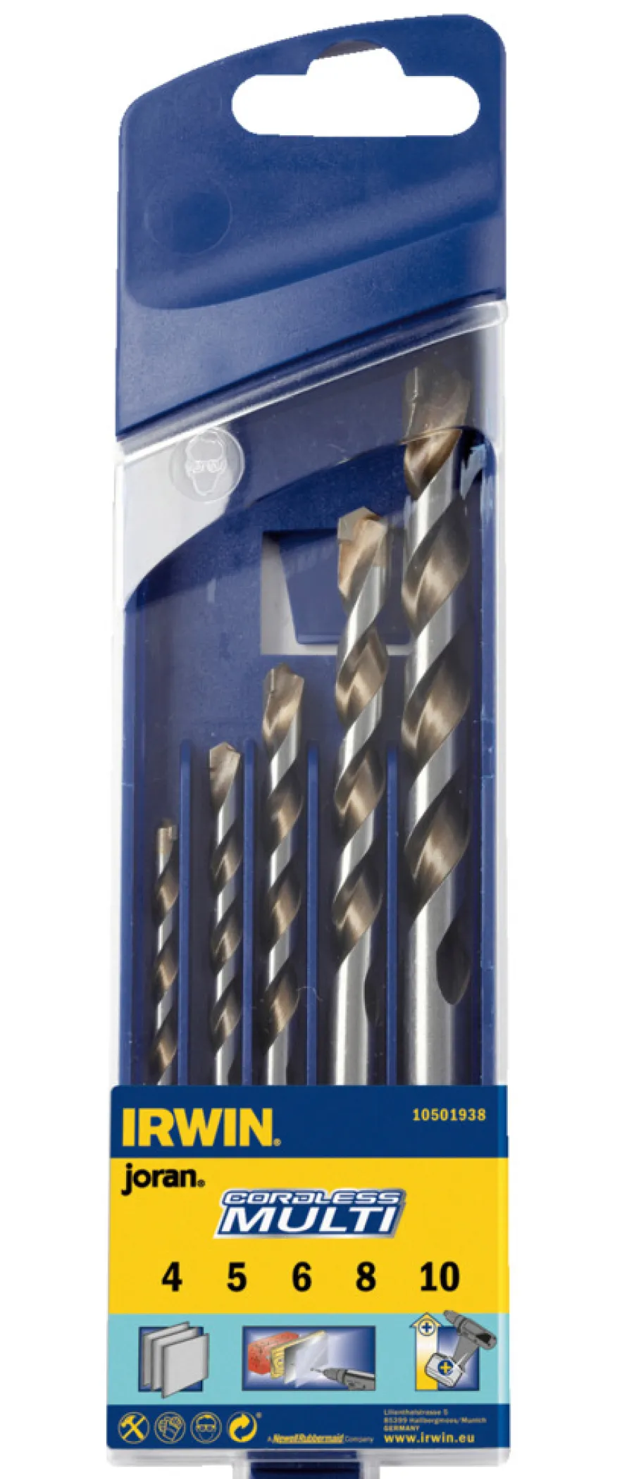 Irwin Bor & Bits*Cordless Multi borsæt 5 dele