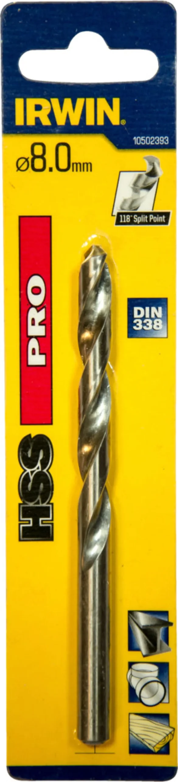 Irwin Bor & Bits*HSS Pro bor Ø8 mm