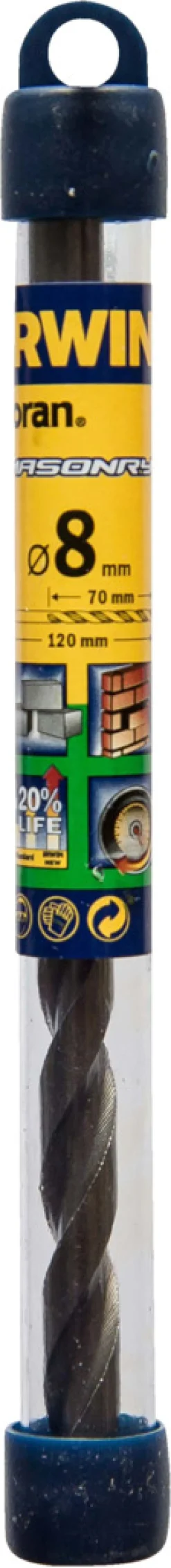 Irwin Bor & Bits*Masonry installationsbor Ø8 x 120 mm