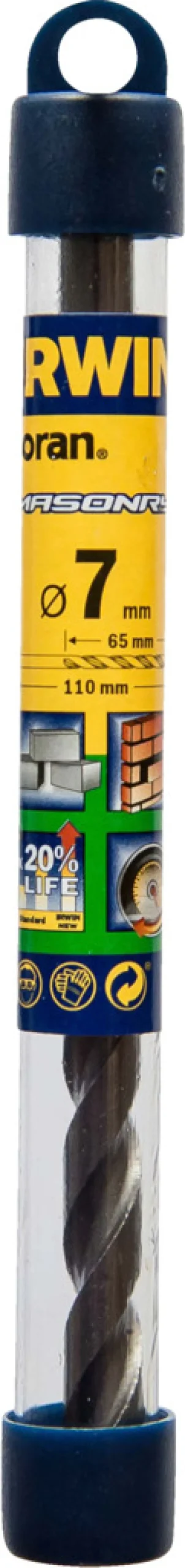 Irwin Bor & Bits*Masonry installationsbor Ø7 x 100 mm