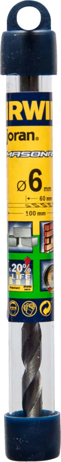 Irwin Bor & Bits*Masonry installationsbor Ø6 x 100 mm