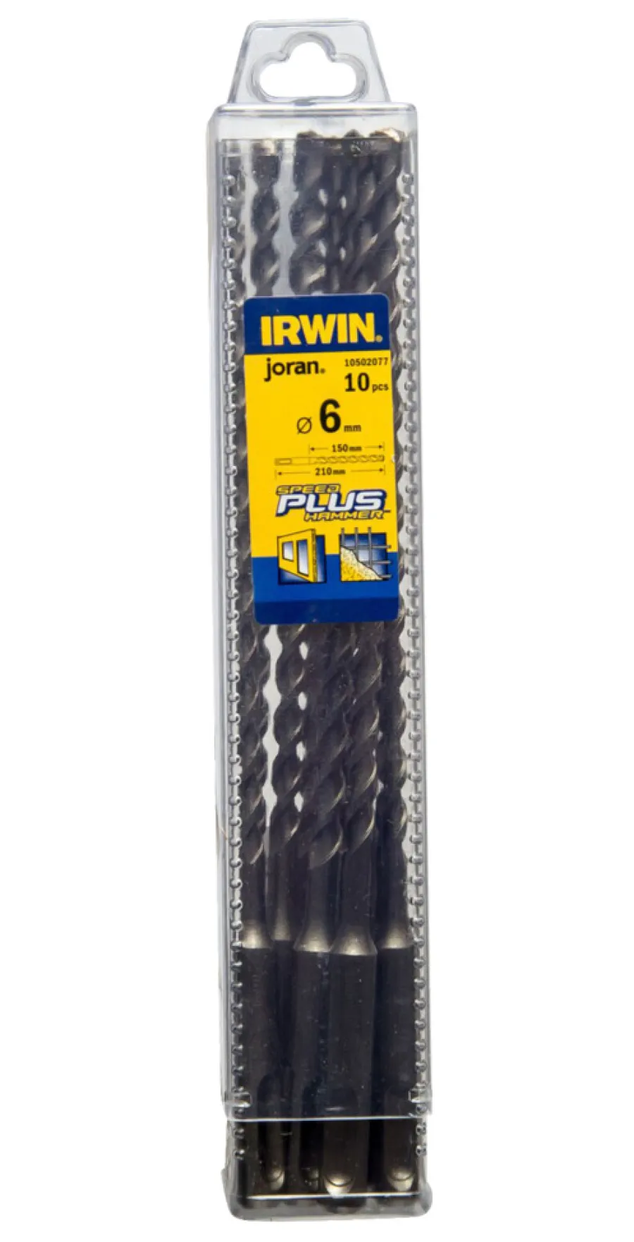 Irwin Bor & Bits*Speedhammer Plus bor 6,0 x 210 mm 10-pk.