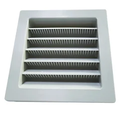 Ventilation*Jalousirist 15 x 15 cm hvid