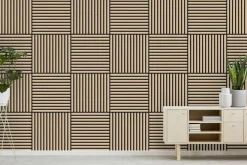 Jangal Akustikpaneler & Tilbehør*Modular Wall akustikpanel 52 x 52 cm - Fanal Oak