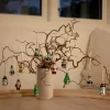 Stemning® Juledekoration*Julekugler m/figurer glas H5 cm 12 stk.