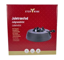 Stemning® Juledekoration*Juletræsfod i plastik til juletræ på maks. 3 meter