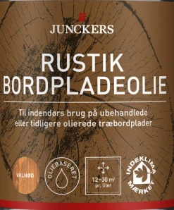 Junckers Træ- & Metalmaling*Rustik Bordpladeolie 0,75 liter Valnød