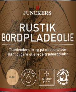 Junckers Træ- & Metalmaling*Rustik Bordpladeolie 0,75 liter Klar