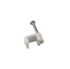 Elworks Elophæng & -Fastgørelse*Kabelclips flad 4 x 6 mm 100 stk. -
