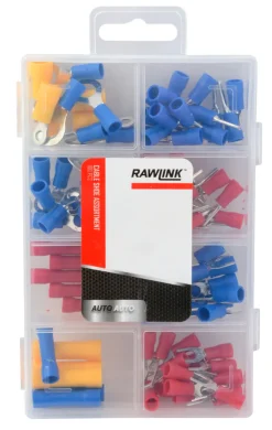 Rawlink Elophæng & -Fastgørelse*Kabelskosortiment 100 stk. -
