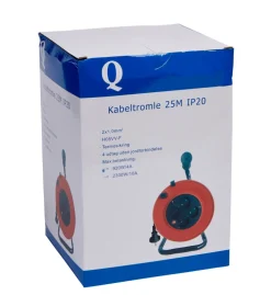 Kabler & Ledninger*Kabeltromle m/4 udtag 25 meter