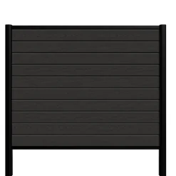 Kirkedal by TreeTops Komposithegn*Kirkedal Alu Light hegn startsæt sort 156 x 150 cm