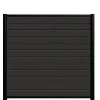 Kirkedal by TreeTops Komposithegn*Kirkedal Alu Light hegn startsæt sort 184 x 150 cm