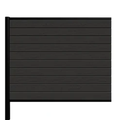 Kirkedal by TreeTops Komposithegn*Kirkedal Alu Light hegn tilkøbssæt sort 156 x 150 cm