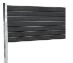 Kirkedal by TreeTops Komposithegn*Kirkedal galvaniseret hegn K1 tilkøbssæt 90 x 180 cm