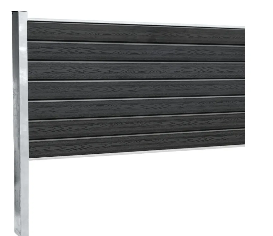 Kirkedal by TreeTops Komposithegn*Kirkedal galvaniseret hegn K1 tilkøbssæt 90 x 180 cm