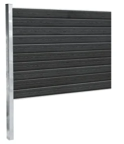 Kirkedal by TreeTops Komposithegn*Kirkedal galvaniseret hegn K1 tilkøbssæt 140 x 180 cm
