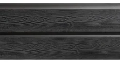Kirkedal by TreeTops Komposithegn*Kirkedal hegnsprofil K1 sort 25 x 150 x 1800 mm