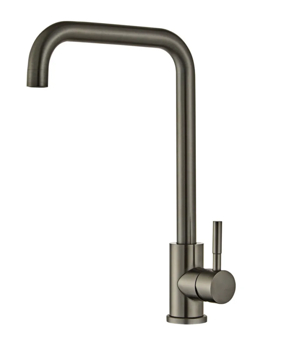 Køkkenarmatur*Køkkenarmatur m/kantet tud gunmetal