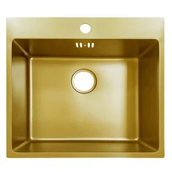 Køkkenvaske*Køkkenvask 540 x 500 mm Messingfinish