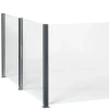 Panelhegn*Klart glas til havehegn - hærdet og 6 mm