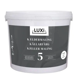 LUXI® Vægmaling*Kældermaling 2 5 liter - Hvid