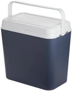Sunlife® Sæsonafslutning|Campingudstyr*Køleboks 24 liter Monaco - Grå/hvid