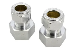Vvs-Artikler*Klemringsmuffe 3/8" x 10 mm 2 stk.