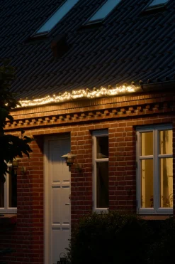 Stemning® Dekorativ Belysning - Udendørs*Klyngelys Basis 192 LED m/blink varm hvid 4 meter