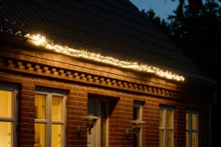 Stemning® Dekorativ Belysning - Udendørs*Klyngelys Basis 384 LED m/blink varm hvid 8 meter