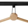HOME it Knager & Knagerækker*Knagerække egetræ sort 60 cm