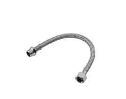 Flexslanger*Kombi Flex forlængerslange 25 cm 3/8" nippel x 3/8" omløber