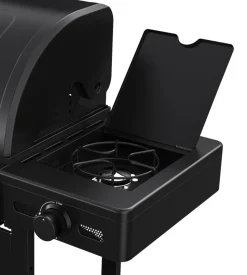 Grillexpert® Kulgrill & Briketter|Gasgrill*Kombigrill til gas og kul - Sort