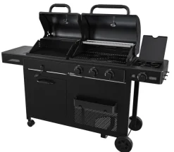 Grillexpert® Kulgrill & Briketter|Gasgrill*Kombigrill til gas og kul - Sort