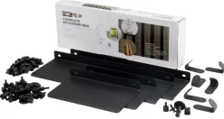 FibroTech Hylder|Akustikpaneler & Tilbehør*Komplet tilbehørskasse til akustikpaneler sort