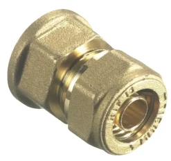 Fittings Til Rør*Kompressionsmuffe til PEX 15 mm x 1/2"