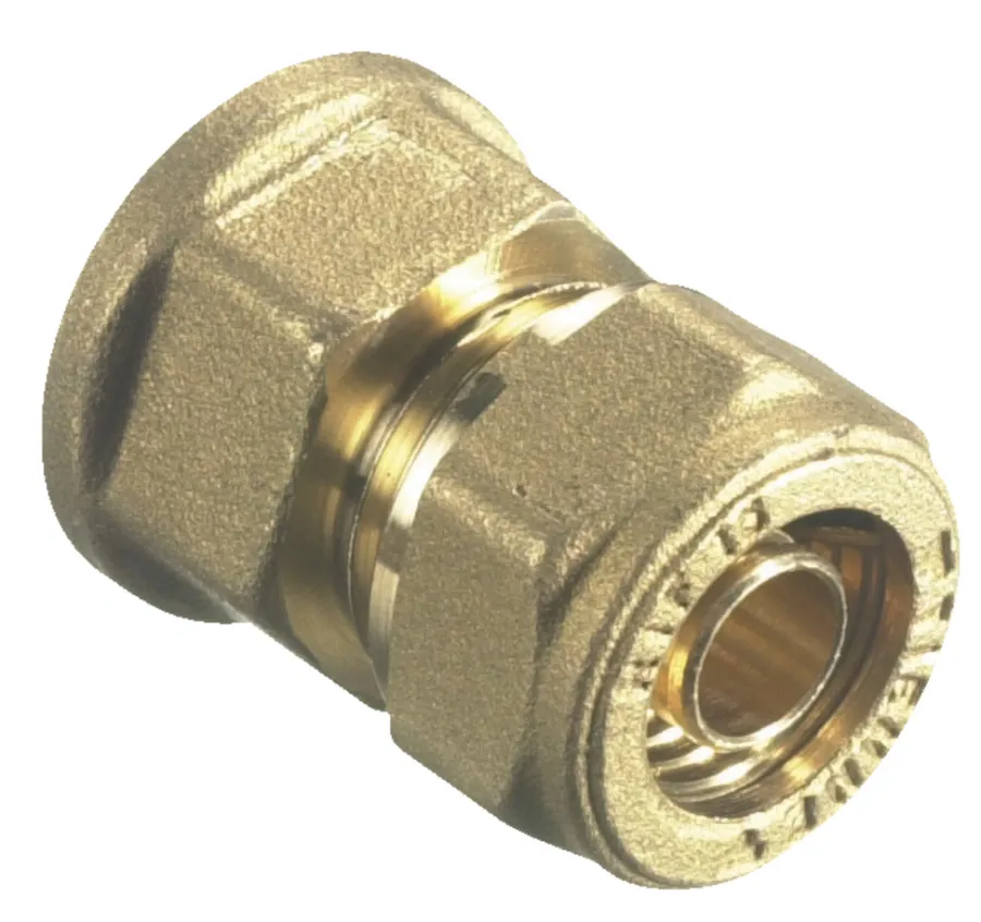 Fittings Til Rør*Kompressionsmuffe til PEX 15 mm x 1/2"